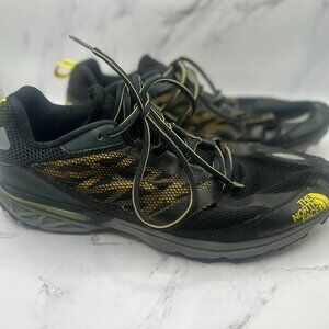 The North Face Men’s Trail Running Shoes Size 9 Black Yellow Hayassa II